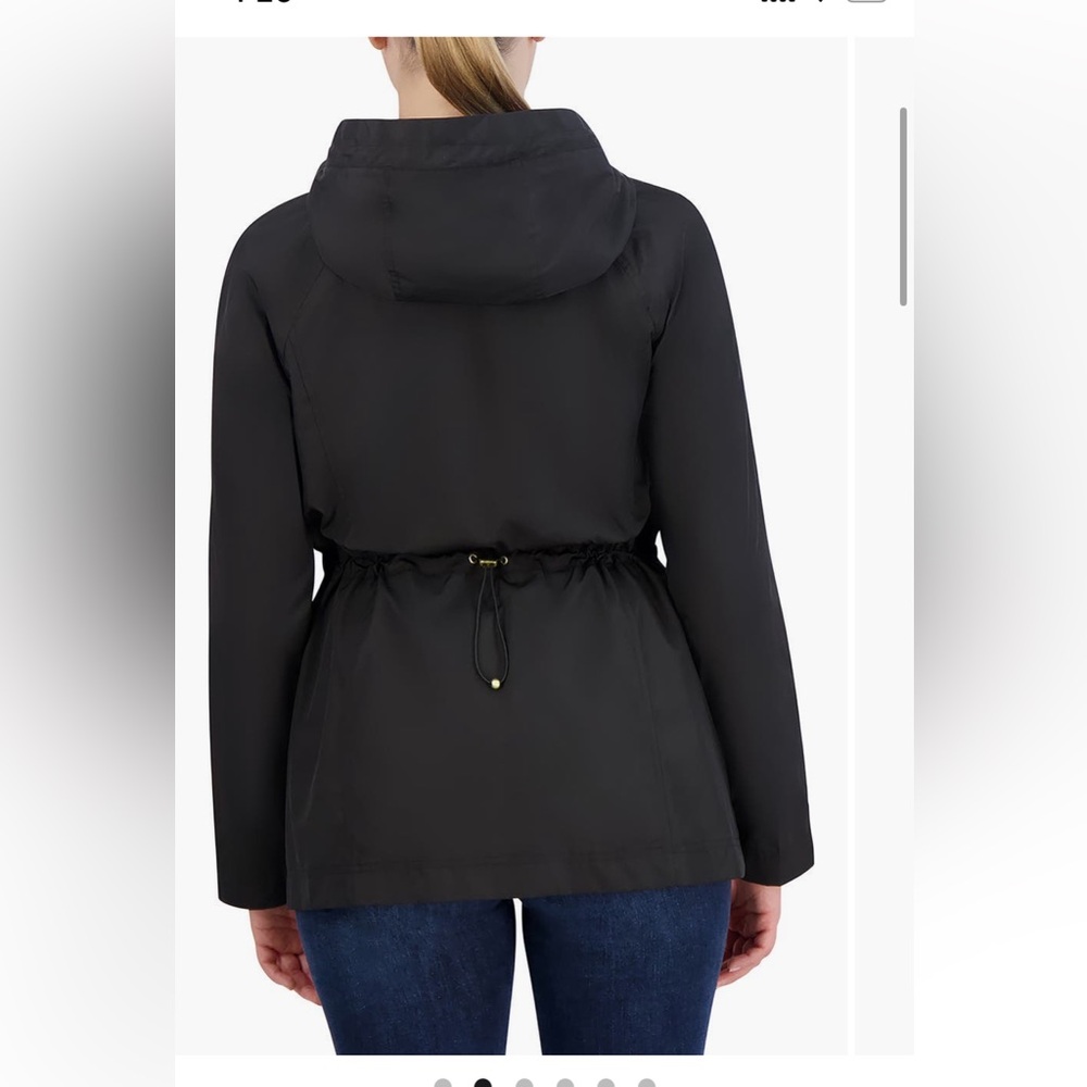 Cole Haan Signature Travel Packable Rain Jacket - Picture 2 of 6